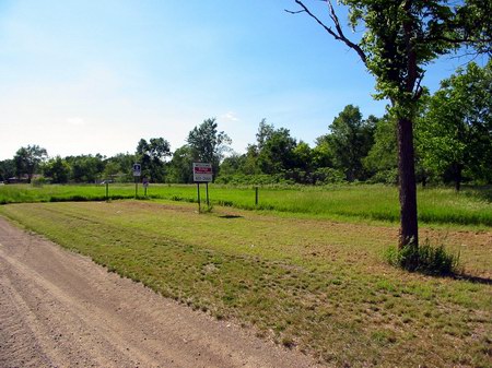 Sturgis Drive-In Theatre - Now An Empty Lot - Photo From Water Winter Wonderland (newer photo)